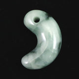 糸魚川翡翠  小滝産 35mm　勾玉 グリーン  ディレクトリーカード付 15.16g (ID:62588)