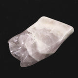 H&E社 サウラライトアゼツライト  (AZOZEO) アメジスト共生 タンブル 証明書付 7.7g (ID:62728)