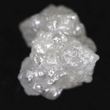 天然 ダイヤモンド ホワイト グレー　6.7ｍｍ原石  1.22ct (ID:63030)