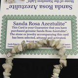 H&E社 サンダローザアゼツライト（AZOZEO) ナゲットブレスレット 証明書付 15.7g (ID:63065)