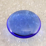 H&E社 シベリアンブルークォーツ 45mm ソーサー 28.1g (ID:63102)