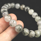 ブラジル産 フェナカイト AAAA　9.4mm玉ブレスレット 鑑別書付 26.46g  (ID:63268)