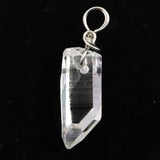 米国アーカンソー州産 水晶 23mm原石ペンダントトップ 2.5g (ID:63337)