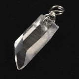 米国アーカンソー州産 水晶 23mm原石ペンダントトップ 2.5g (ID:63337)