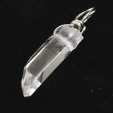 米国アーカンソー州産 水晶 23mm原石ペンダントトップ 2.5g (ID:63337)