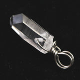 米国アーカンソー州産 水晶 23mm原石ペンダントトップ 2.5g (ID:63337)