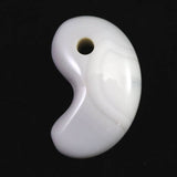 北海道 花石メノウ 瑪瑙 34mm勾玉 ディレクトリカード付 12.8g (ID:63480)