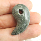 宮崎県 大和光石  30mm 勾玉 証明書付 7.6g (ID:63541)