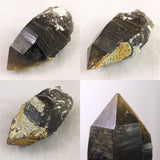 岐阜県中津川市蛭川産 黒水晶（モリオン） 48mm原石 34.4g (ID:63548)