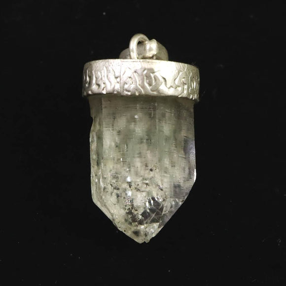 ヒマラヤ マニハール産水晶 24mm 原石 ペンダントトップ 証明書付き