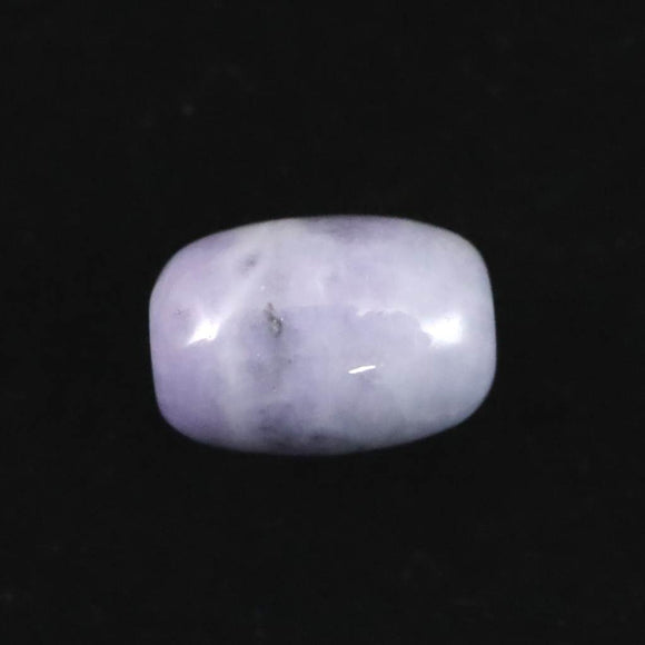 糸魚川翡翠  ヒスイ 小滝産 ラベンダー 10.2mm管玉 ビーズ ディレクトリカード付 0.88g (ID:63585)