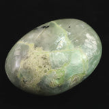 ガーニエライト グリーンムーンストーン 63mmタンブル  127g (ID:63595)