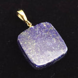 ラピスラズリ 21mmスクエア ペンダントトップ 6.3g (ID:63596)