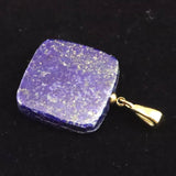 ラピスラズリ 21mmスクエア ペンダントトップ 6.3g (ID:63596)