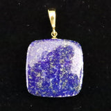 ラピスラズリ 21mmスクエア ペンダントトップ 6.3g (ID:63596)