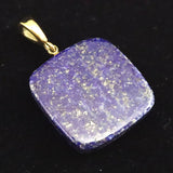 ラピスラズリ 21mmスクエア ペンダントトップ 6.3g (ID:63596)