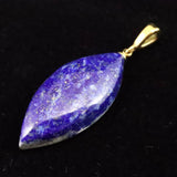 ラピスラズリ 31mmマーキス ペンダントトップ 6.0g (ID:63646)