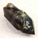 岐阜県中津川市蛭川産 黒水晶（モリオン）原石 玉滴石付 カテドラル 39.15g (ID:63698)