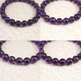 ウルグアイ産 アメジスト 9m玉ブレスレット 22.0g (ID:63735)