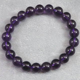 ウルグアイ産 アメジスト 9m玉ブレスレット 22.0g (ID:63735)