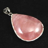 マダガスカル産 ローズクォーツ 32mm ペンダントトップ 12.02g (ID:63752)