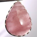 マダガスカル産 ローズクォーツ 32mm ペンダントトップ 12.02g (ID:63752)