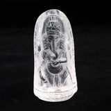 ガネーシュヒマール産 ヒマラヤ水晶  ガネーシャ彫刻置物 証明書付 67.3g (ID:63777)
