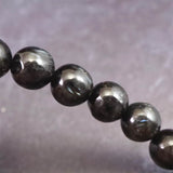 グリーンランド産 ヌーマイト STグレード 8mm玉 ブレスレット 19.2g  (ID:63910)