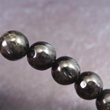 グリーンランド産 ヌーマイト STグレード 8mm玉 ブレスレット 19.2g  (ID:63910)