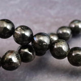 グリーンランド産 ヌーマイト STグレード 8mm玉 ブレスレット 19.2g  (ID:63910)