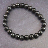 グリーンランド産 ヌーマイト STグレード 8mm玉 ブレスレット 19.2g  (ID:63910)