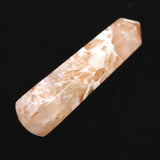 H&E社 ピンクファイアアゼツライト(AZOZEO) 44mmワンド 証明書付 7.3g (ID:63959)