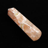 H&E社 ピンクファイアアゼツライト(AZOZEO) 44mmワンド 証明書付 7.3g (ID:63959)