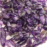 ウルグアイ産 アメジスト 紫水晶  さざれ(穴なしチップ) 100g (ID:63975)