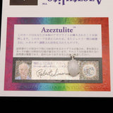 H&E社 アゼツライト(AZOZEO) 14mmオーバル ペンダントトップ 証明書付 2.0g　 (ID:63992)