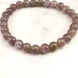 モンドクォーツ エレスチャル 6.5mmブレスレット 証明書付 10.6g (ID:64016)