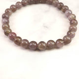 モンドクォーツ エレスチャル 6.5mmブレスレット 証明書付 10.6g (ID:64016)