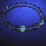 オイルインクォーツ  8mm玉ブレスレット 17.3g (ID:64145)