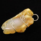 H&E社　ニュージーランド産カーネリアン（AZOZEO)　ペンンダントトップ 8.6g (ID:64261)