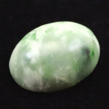 日高翡翠（ホワイトグリーン） 18mm オーバル ルース 3.46g (ID:64416)