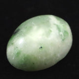 日高翡翠（ホワイトグリーン） 18mm オーバル ルース 3.46g (ID:64416)