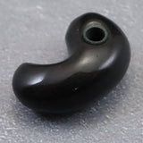 隠岐の島 黒曜石 21mm勾玉 ディレクトリカード付 3.2g (ID:64430)