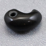 隠岐の島 黒曜石 21mm勾玉 ディレクトリカード付 3.2g (ID:64430)