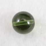 モルダバイトビーズ 8mm （１粒・現物） 鑑別済 3.63ct (ID:64480)