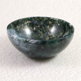 インド産 モスアゲート（苔瑪瑙） 95mmボウル 160g (ID:64676)