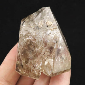 米国NY州産 ハーキマーダイヤモンド AA 51mm原石 結晶 81.7g (ID:64725)