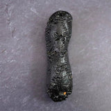 チベタンテクタイト 74mm 原石  45.9g (ID:64833)