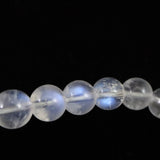 ブルー ムーンストーン ホワイトラブラドライト A 8mm玉ブレスレット 16.1g (ID:64919)