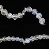 ブルー ムーンストーン ホワイトラブラドライト A 8mm玉ブレスレット 16.1g (ID:64919)