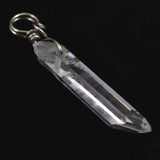 米国アーカンソー州産 水晶 28mm原石ペンダントトップ 1.7g (ID:65071)